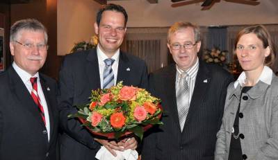 Udo Ring, Andreas Grotendorst, Dieter Strothmann und Andrea Grotendorst