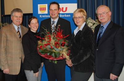 v. l. Udo R��ing, Kerstin Jendreck, Andreas Grotendorst, Diana Br�mmel, Karl-Heinz T�nte